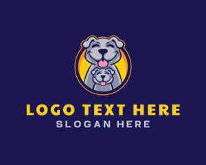 Shelter - Dog Puppy Pet Shelter logo design