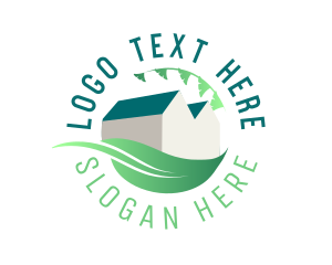 Lawn - Leaf Garden Property logo design