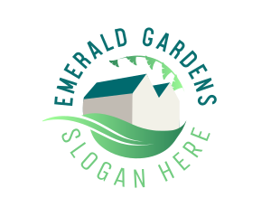 Leaf Garden Property  logo design