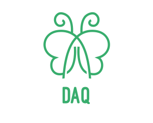 Fly - Green Butterfly Spa logo design