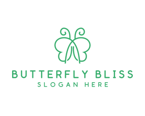 Butterfly - Natural Butterfly Spa logo design