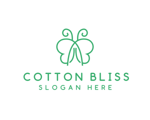 Natural Butterfly Spa logo design