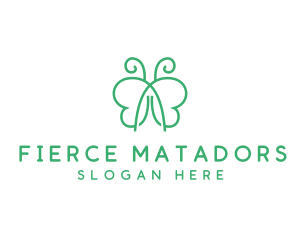 Natural Butterfly Spa logo design