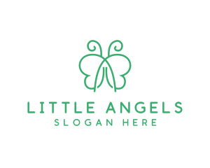 Natural Butterfly Spa logo design