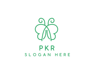 Natural Butterfly Spa logo design