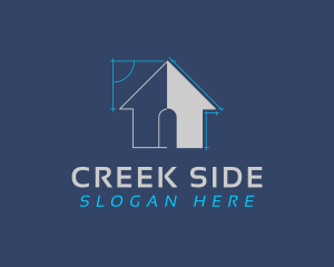 House Structure Builder logo design