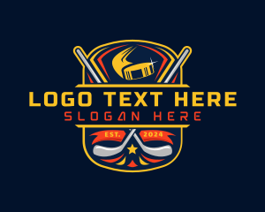 Hockey Tournament - Hockey Sports Team logo design