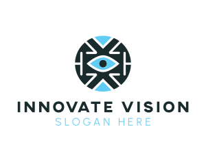 Digital Tech Eye logo design