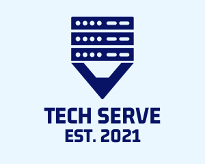 Server - Pencil Database Server logo design