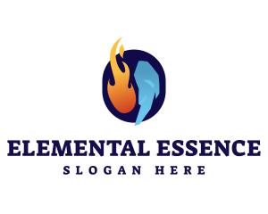 Element - Element Fire Ice logo design