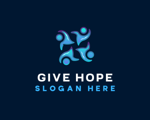Donation - People Charity Alliance logo design