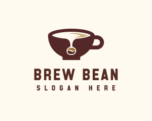 Coffee - Coffee Bean Cup logo design