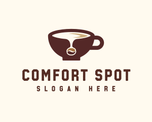 Coffee Bean Cup logo design