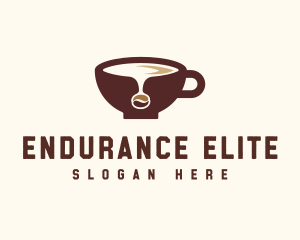 Coffee Bean Cup logo design