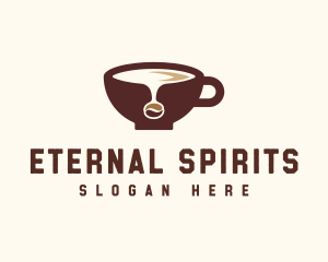 Coffee Bean Cup logo design