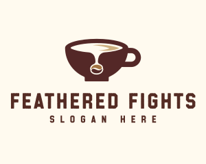 Coffee Bean Cup logo design