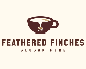 Coffee Bean Cup logo design