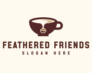 Coffee Bean Cup logo design