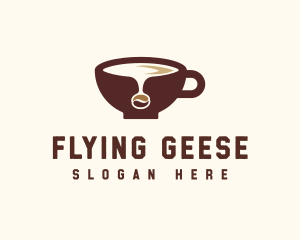 Coffee Bean Cup logo design