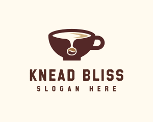 Coffee Bean Cup logo design