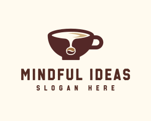 Coffee Bean Cup logo design