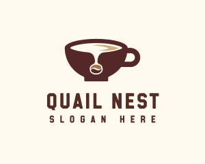 Coffee Bean Cup logo design