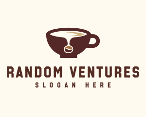 Coffee Bean Cup logo design