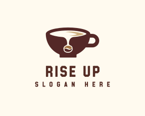 Coffee Bean Cup logo design