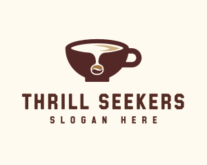 Coffee Bean Cup logo design