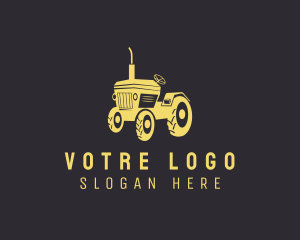 Farm Tractor Vehicle Logo