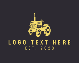 Cultivating - Farm Tractor Vehicle logo design