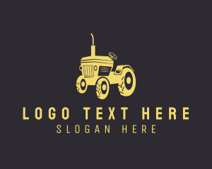Farm Tractor Vehicle Logo