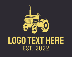 Vehicle - Farm Tractor Vehicle logo design