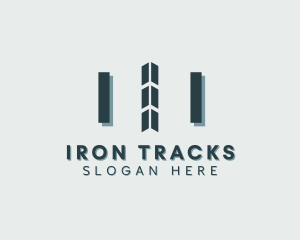 Industrial Tire Track logo design