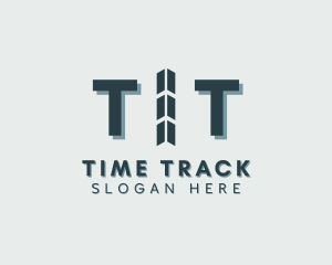 Industrial Tire Track logo design