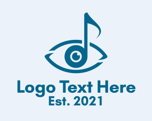 Optometrist - Visual Music Note logo design