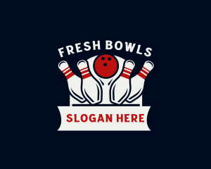 Bowling Ball Tournament logo design