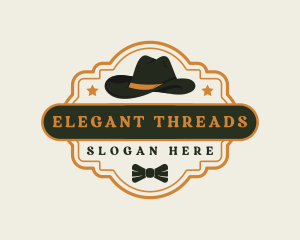 Attire - Gentleman Rustic Hat Fashion logo design