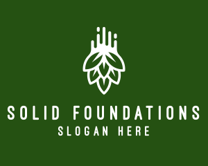 Hops Brewery Distiller  Logo