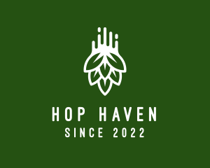 Hops - Hops Brewery Distiller logo design