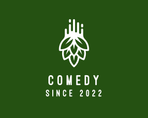 Draught Beer - Hops Brewery Distiller logo design
