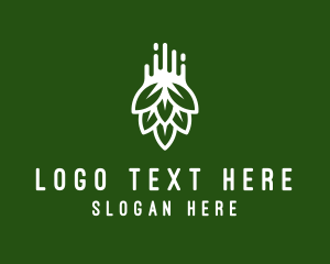 Hops Brewery Distiller  Logo