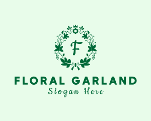 Garland - Flower Vine Garland Florist logo design