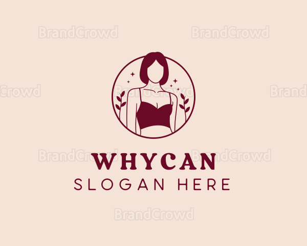 Woman Lingerie Wellness Logo