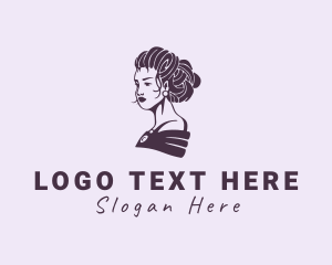 Woman Wedding Dress Logo