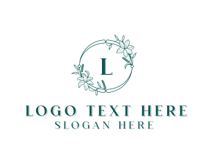 Wedding - Flower Beauty Styling logo design