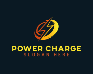 Energy Volt Lightning logo design