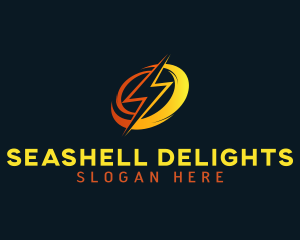 Energy Volt Lightning logo design