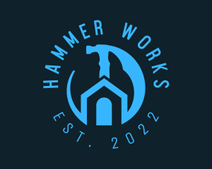 Hammer - Hammer House Builder logo design