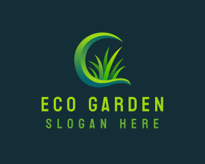 Grass Lawn Garden logo design